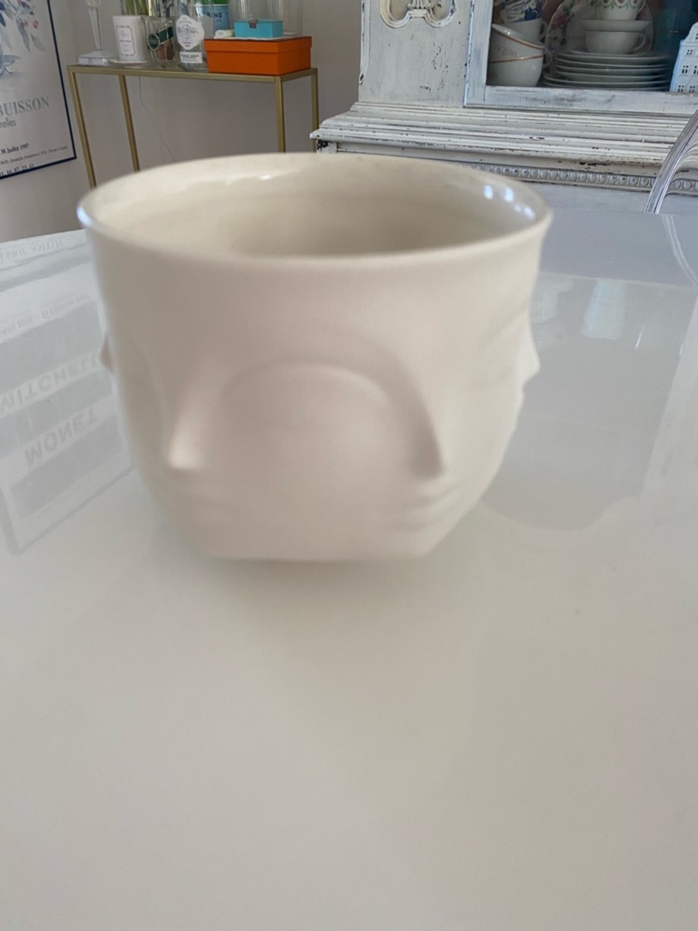 Jonathan Adler Muse Ceramic Face Bowl
